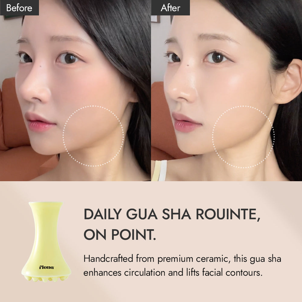 Ceramic Face Gua Sha