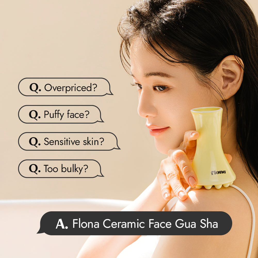 Ceramic Face Gua Sha
