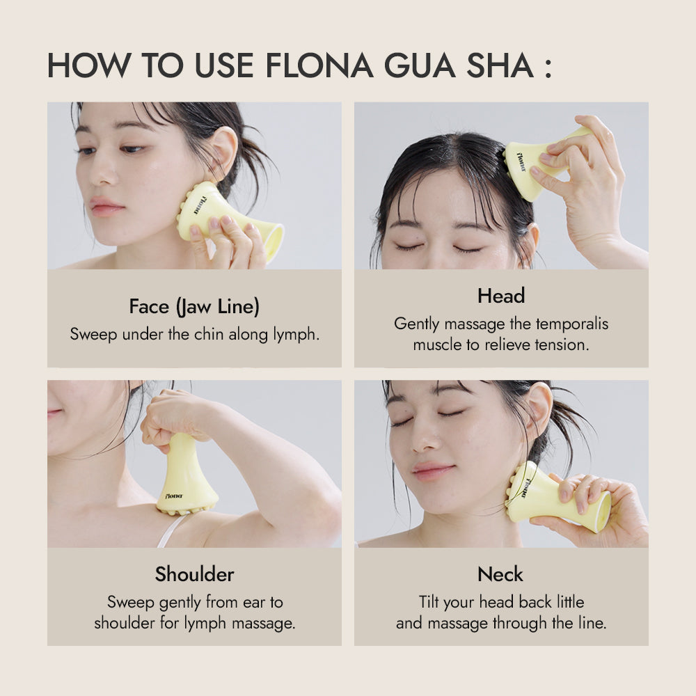 Ceramic Face Gua Sha